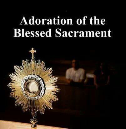 Adoration of the Blessed Sacrament